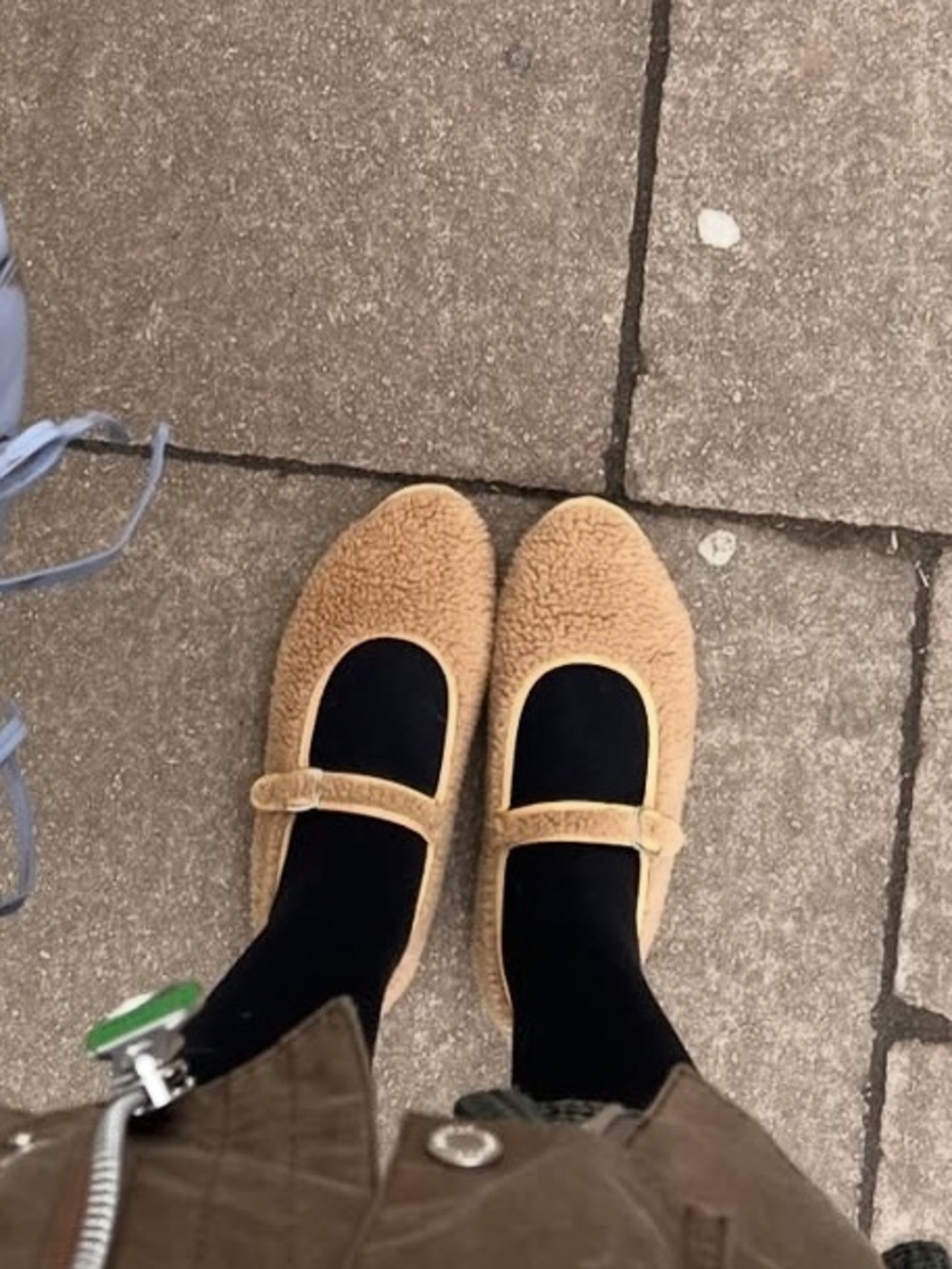 Woman’s  Teddy Mary Jane Shoes in Tan - Cozy Slip-On Style